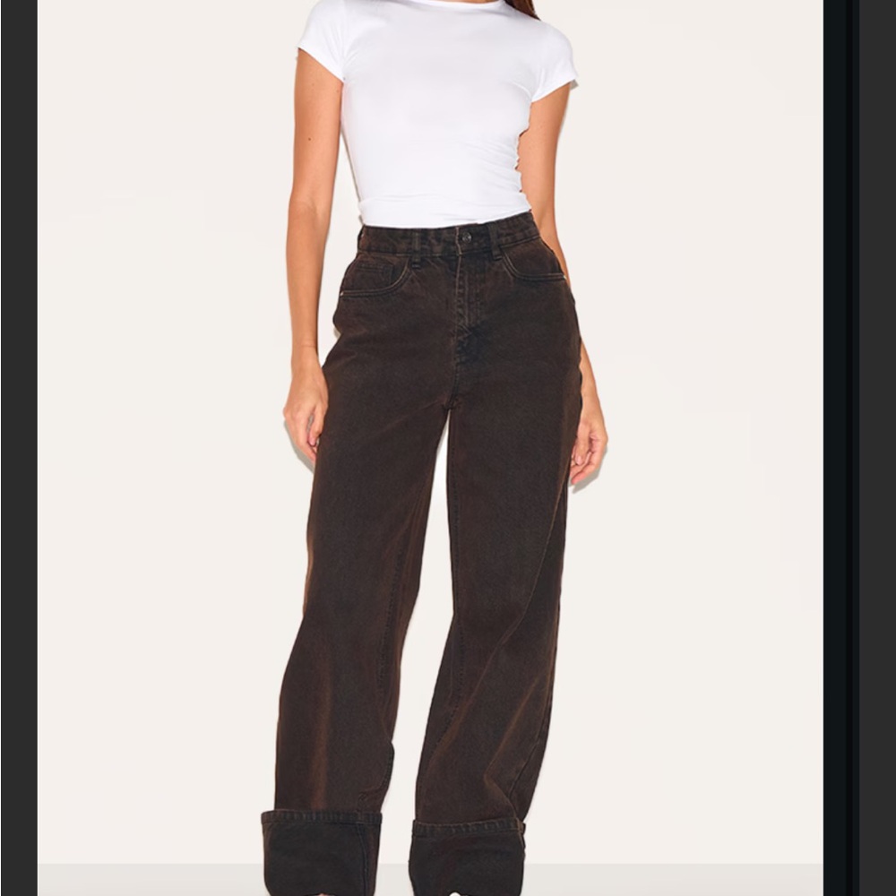 **NEVER WORN** PLT Classic Brown Women's Jeans